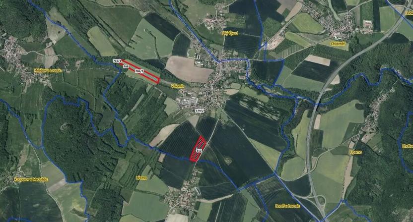 Prodej podílu pole, Velemín, 5988 m2