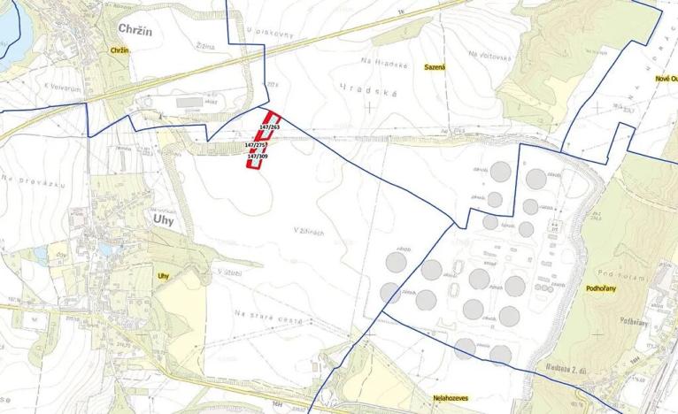Prodej pole, Uhy, 11994 m2