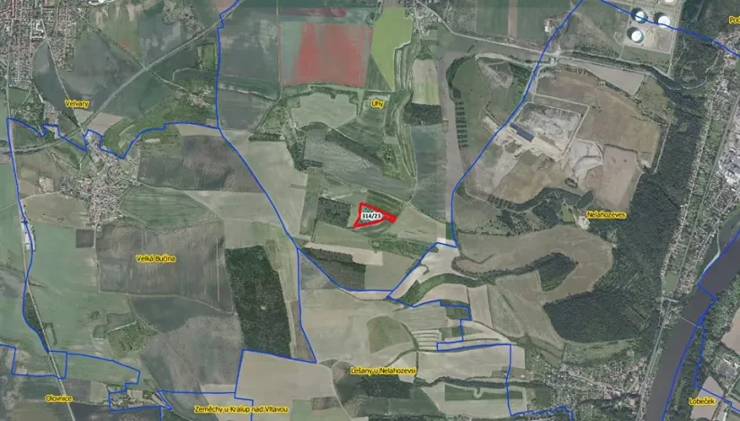 Prodej zahrady, Uhy, 20127 m2