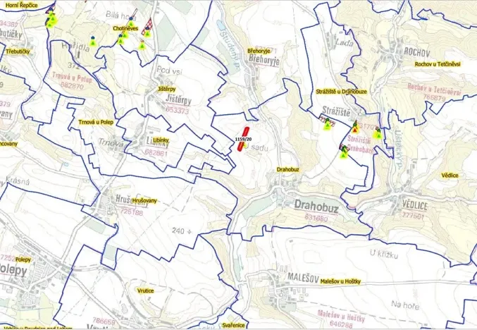 Prodej pole, Drahobuz, 17005 m2