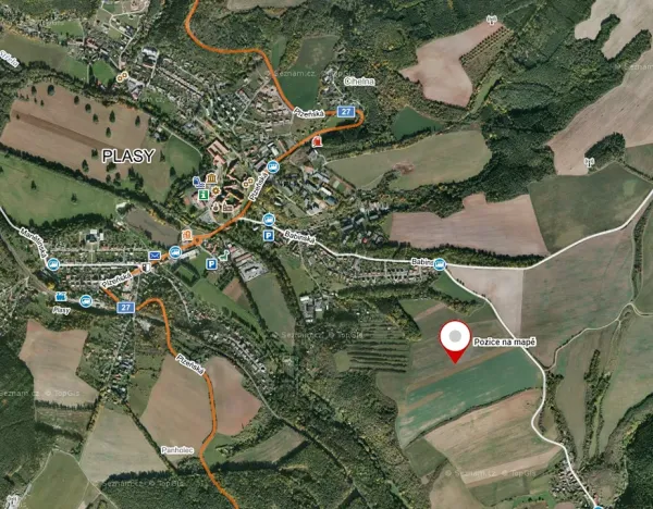 Prodej pole, Plasy, 15688 m2
