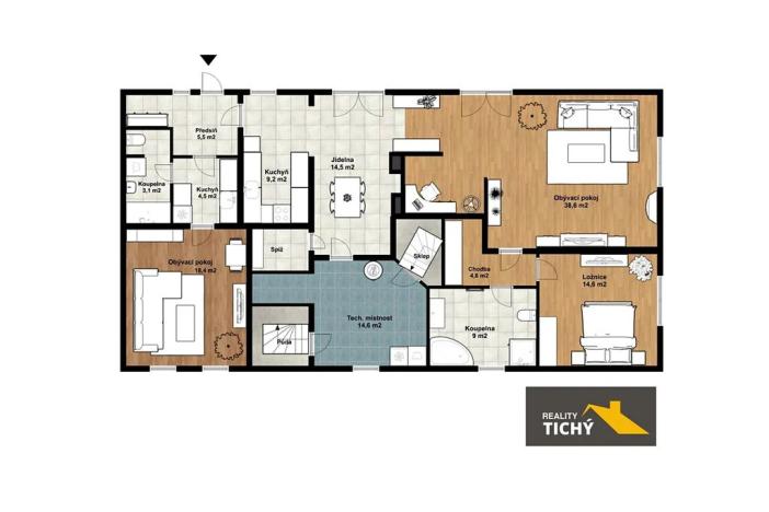 Prodej rodinného domu, Hronov, Husova, 123 m2