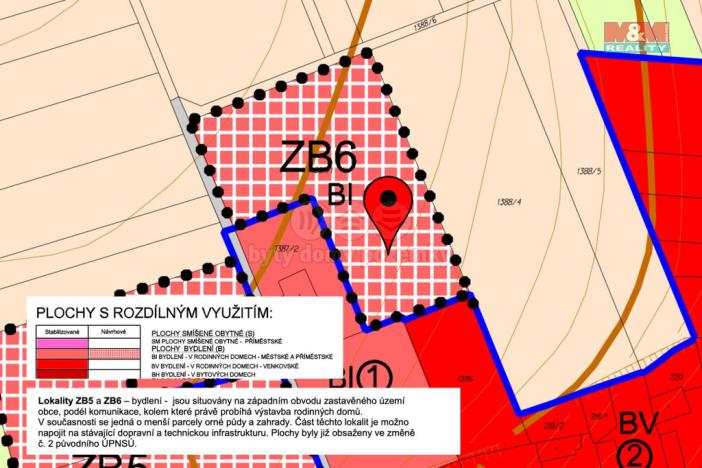 Prodej pozemku pro bydlení, Dub nad Moravou, 1279 m2