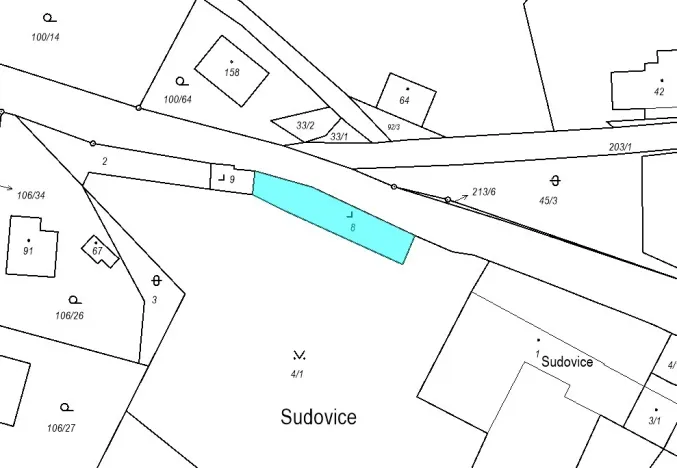 Dražba pozemku pro bydlení, Nový Knín, 217 m2