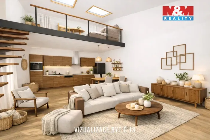 Prodej bytu 3+kk, Žleby, Polní, 79 m2