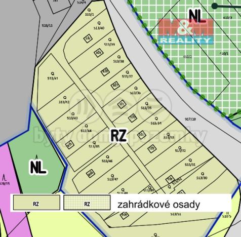 Prodej zahrady, Borohrádek, 465 m2