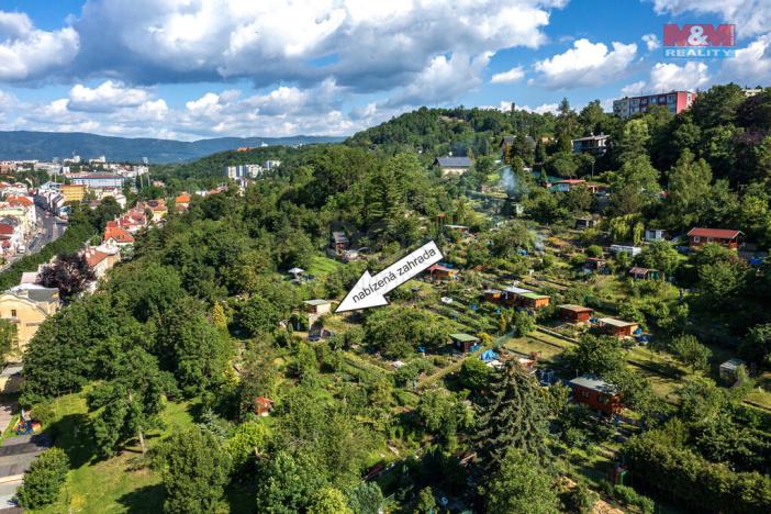 Prodej zahrady, Ústí nad Labem, Masarykova, 518 m2