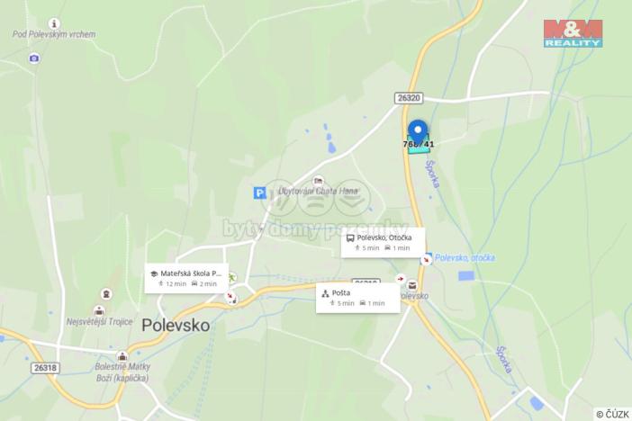 Prodej pozemku pro bydlení, Polevsko, 1345 m2
