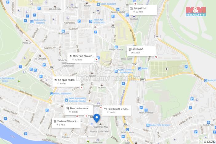 Prodej zahrady, Kadaň, 497 m2