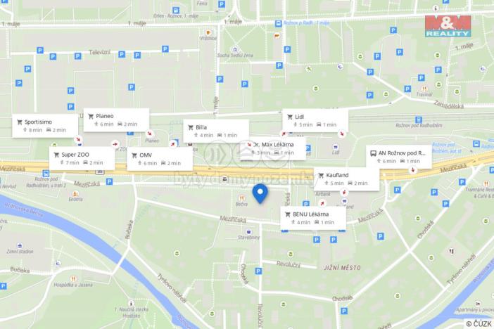 Pronájem obchodního prostoru, Rožnov pod Radhoštěm, Meziříčská, 978 m2