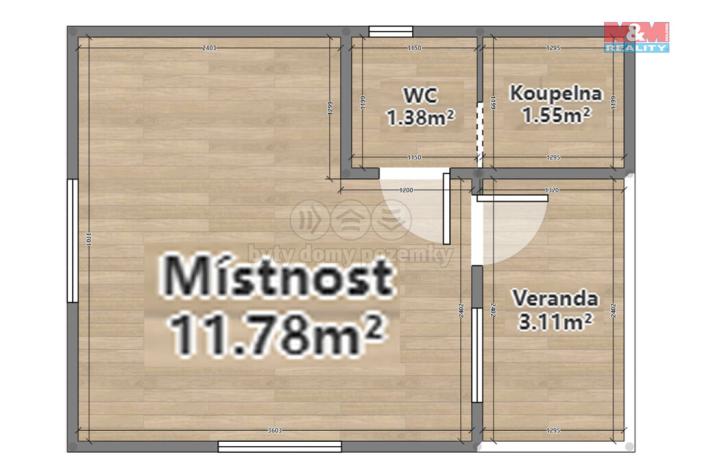 Prodej chaty, Čím, 31 m2