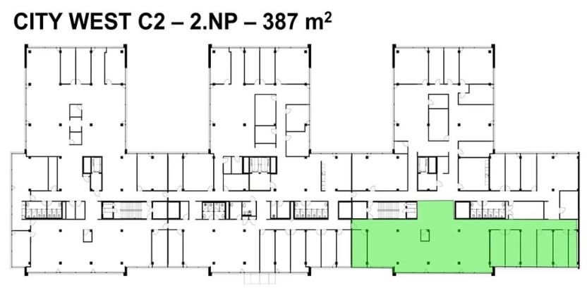 Pronájem kanceláře, Praha - Stodůlky, Laurinova, 677 m2