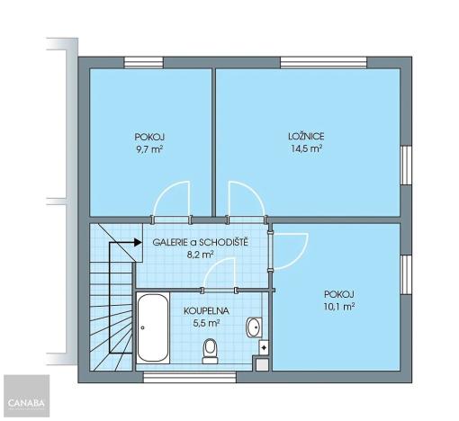 Prodej rodinného domu, Nehvizdy, 96 m2