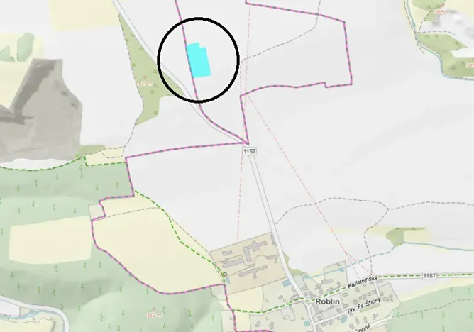 Prodej pole, Roblín, 16023 m2