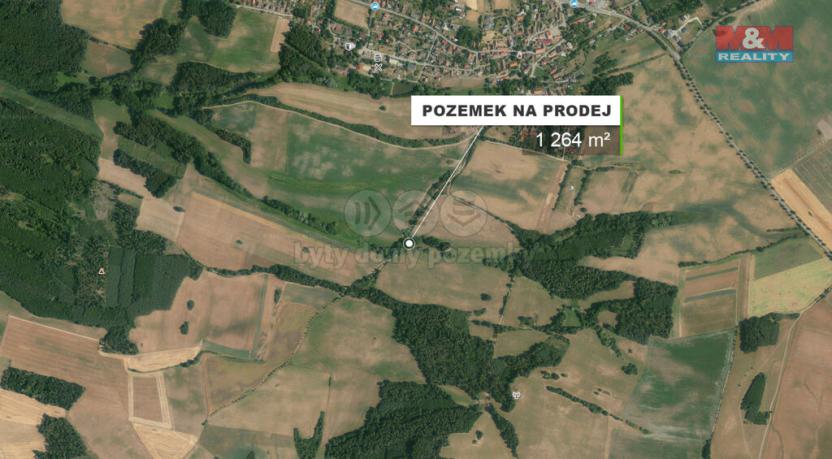 Prodej louky, Bukovany, 1264 m2