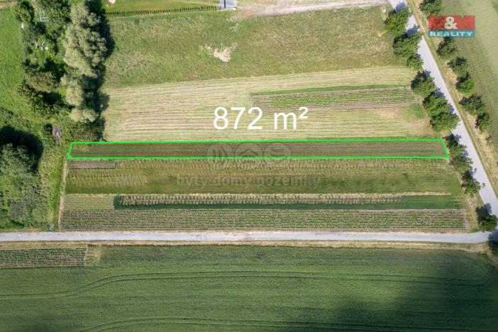 Prodej pole, Velký Újezd, 872 m2