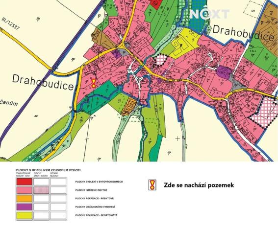 Prodej pozemku pro bydlení, Drahobudice, 1639 m2