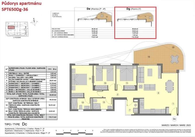 Prodej bytu 4+kk, Torrevieja, Španělsko, 116 m2