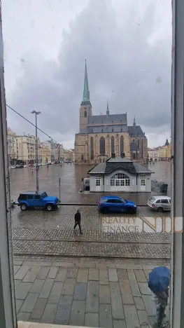 Pronájem kanceláře, Plzeň, náměstí Republiky, 78 m2