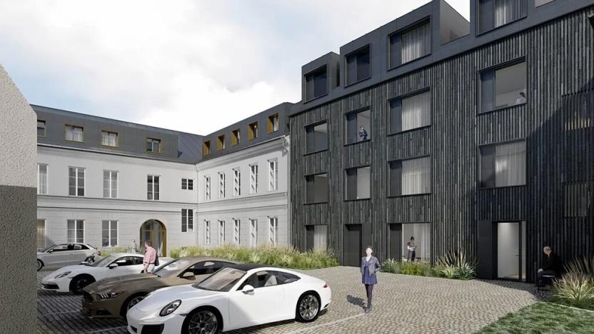 Prodej bytu 2+kk, Horní Planá, Náměstí, 59 m2