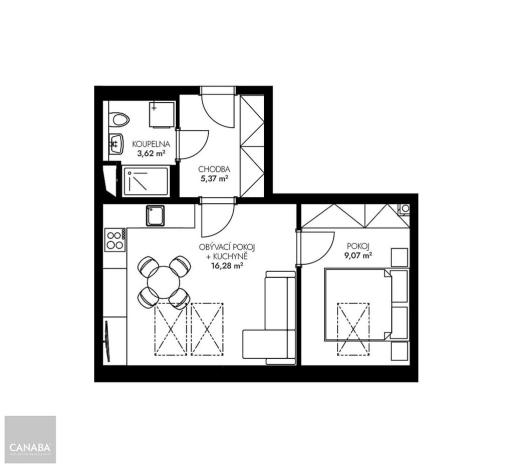 Prodej bytu 2+kk, Praha - Nové Město, 44 m2