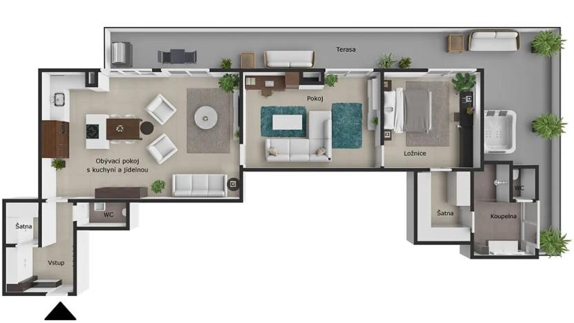 Prodej bytu 3+kk, Ostrava, Ukrajinská, 114 m2