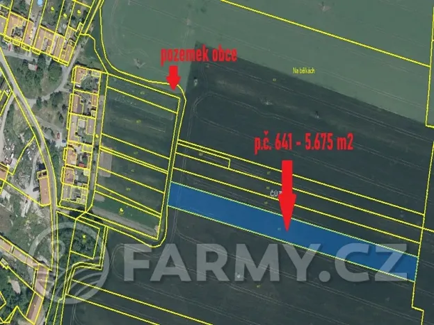 Prodej pole, Černuc, 5675 m2