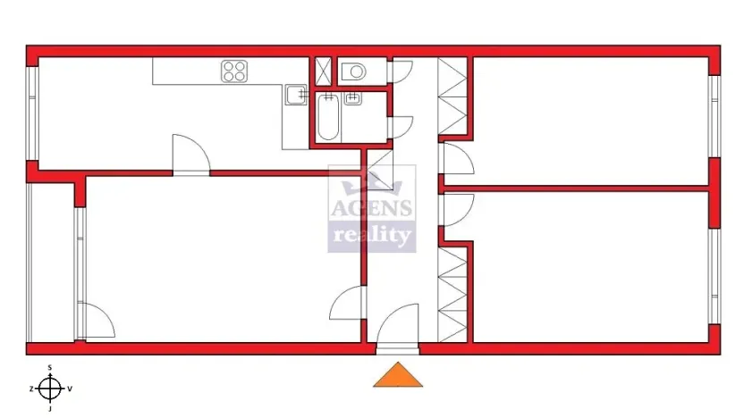 Prodej bytu 3+1, Praha - Libeň, Nad Mazankou, 78 m2