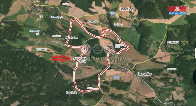 Prodej pozemku pro bydlení, Drevníky, 787 m2