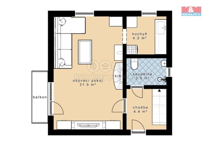 Prodej chaty, Němětice, 77 m2