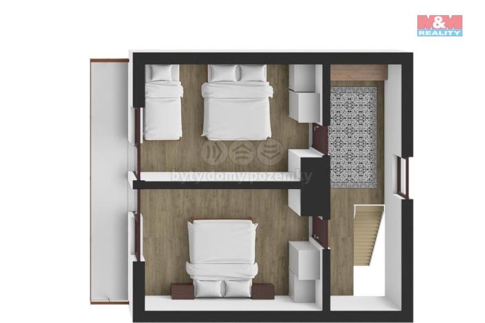 Prodej chaty, Němětice, 77 m2