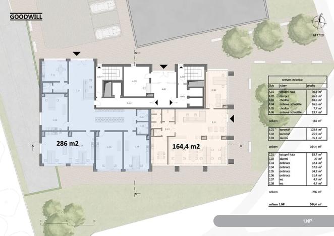 Pronájem obchodního prostoru, Brno, Královopolská, 450 m2