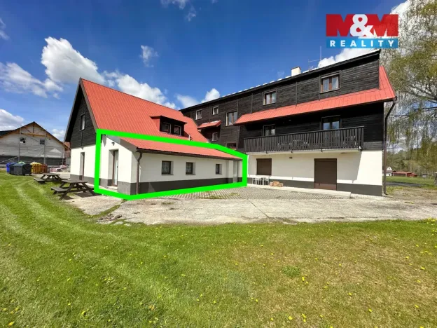 Prodej bytu 1+kk, Nová Pec - Dlouhý Bor, 43 m2