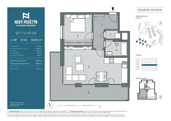 Prodej bytu 2+kk, Liberec, Na Perštýně, 56 m2