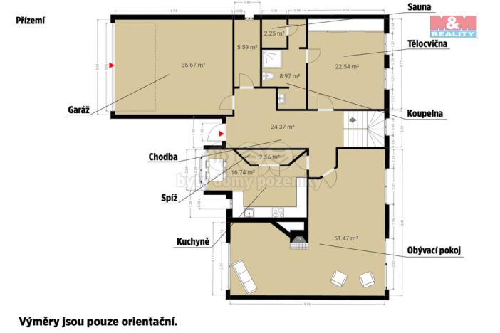 Prodej rodinného domu, Psáry - Dolní Jirčany, Pod Skalkou, 218 m2
