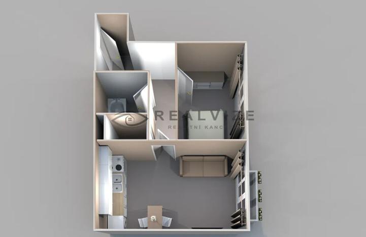 Prodej bytu 2+kk, České Budějovice, V. Volfa, 44 m2