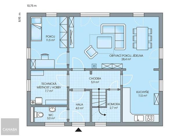 Prodej rodinného domu, Mladá Boleslav, 136 m2