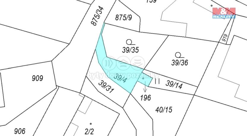 Prodej pozemku, Hlinsko - Blatno, 92 m2