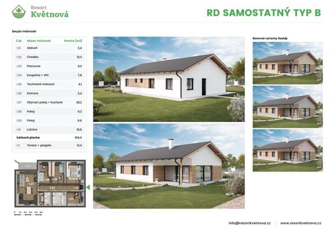 Prodej rodinného domu, Ostrov, 104 m2