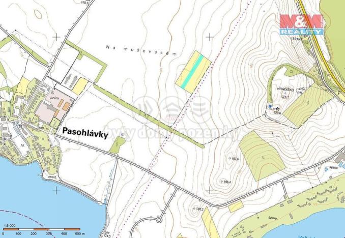 Prodej pole, Pasohlávky, 5910 m2