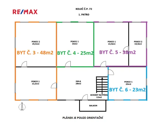 Prodej činžovního domu, Koleč, 404 m2