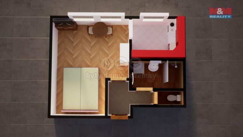 Prodej bytu 1+kk, Dolní Poustevna, Vilémovská, 25 m2