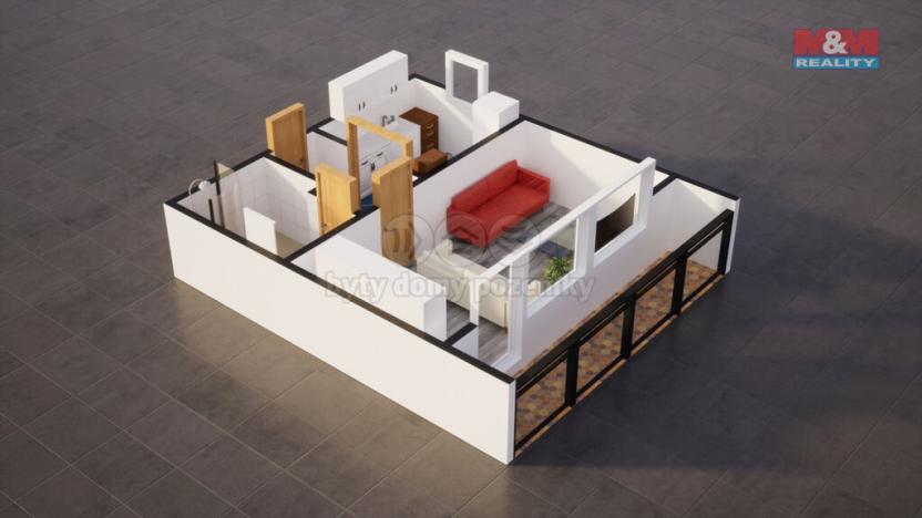 Prodej bytu 1+1, Dolní Poustevna, Vilémovská, 31 m2