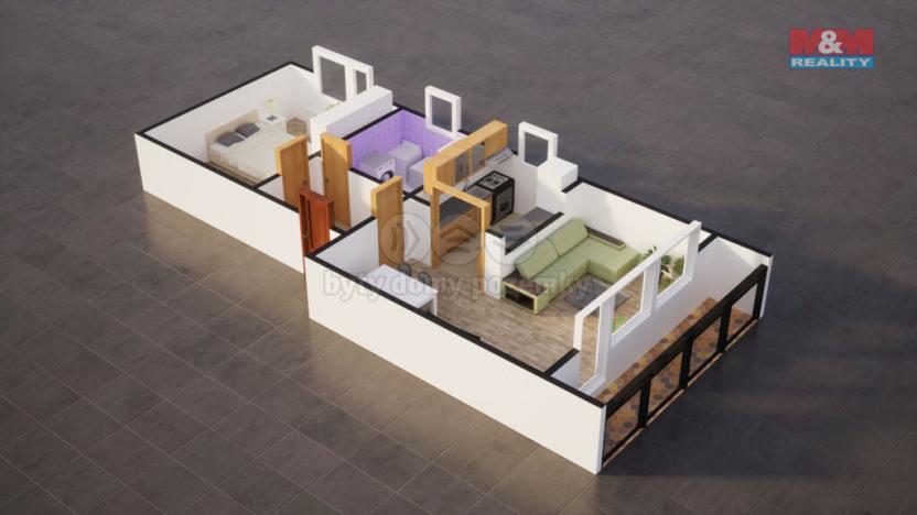 Prodej bytu 2+1, Dolní Poustevna, Vilémovská, 60 m2