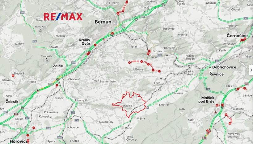 Prodej pozemku pro bydlení, Všeradice, 1059 m2