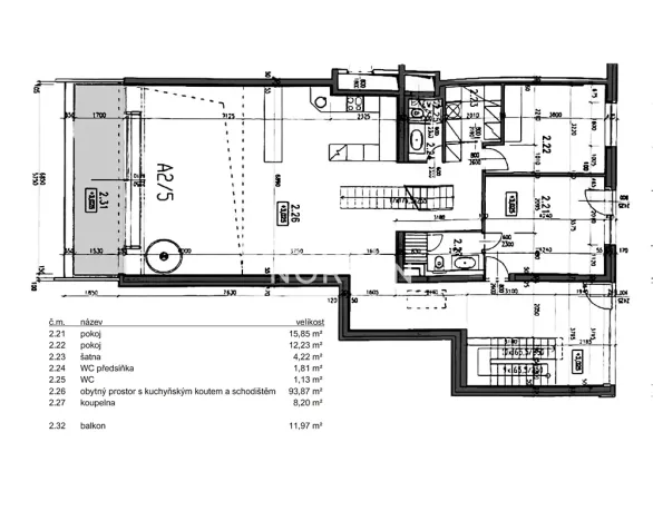 Prodej bytu 4+kk, Praha - Břevnov, Atletická, 236 m2