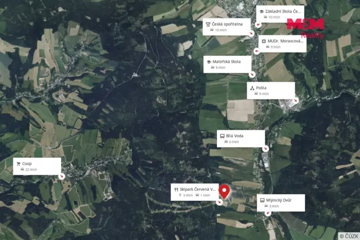 Prodej pozemku pro bydlení, Červená Voda, 1251 m2