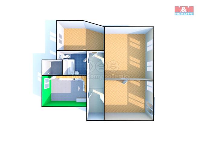 Prodej bytu 3+1, Děčín - Děčín IV-Podmokly, Jungmannova, 120 m2