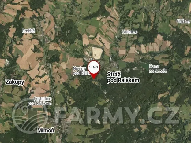 Prodej louky, Stráž pod Ralskem, 60096 m2