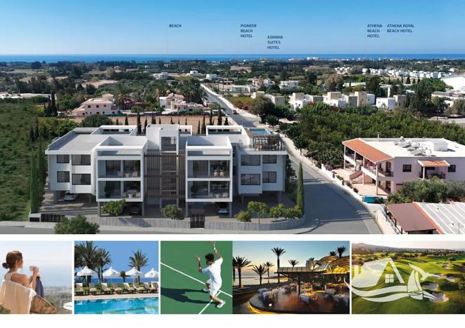 Prodej bytu 2+kk, Pafos, Kypr, 58 m2